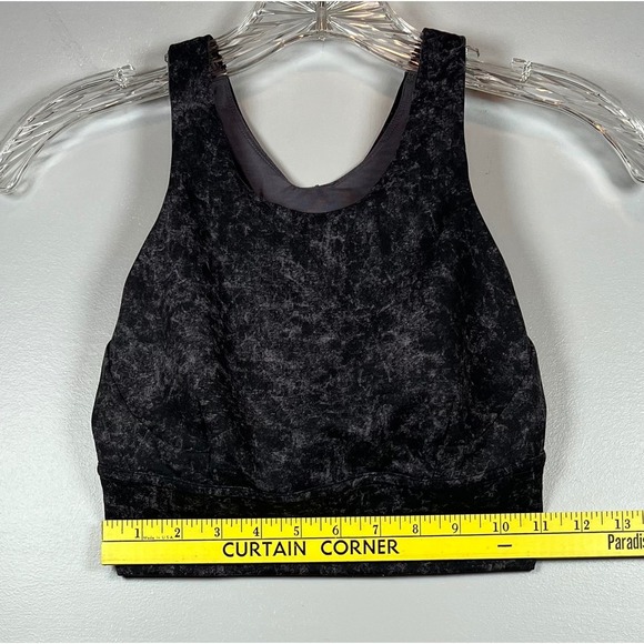 Lululemon Wunder Train Longline Bra Denim Wash Dusky Lavender Black, Size 4 - Picture 5 of 9